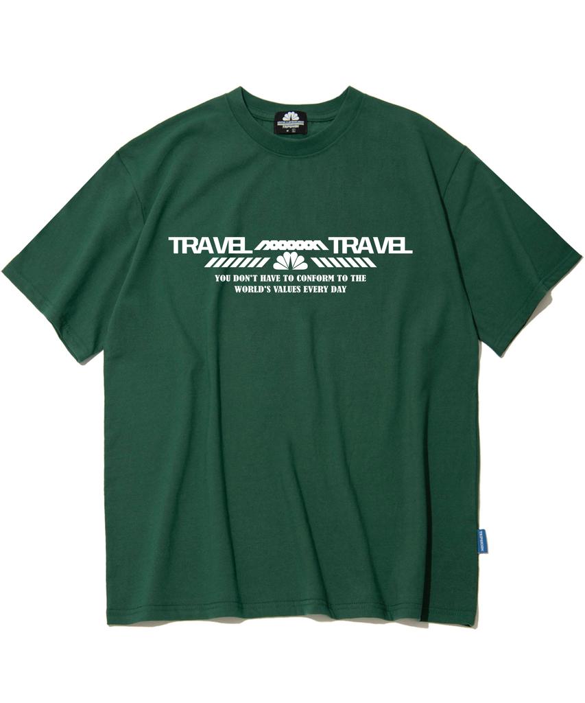 TRIPSHION Double Travel Graphic T-Shirt - 8 Colors (Type B)