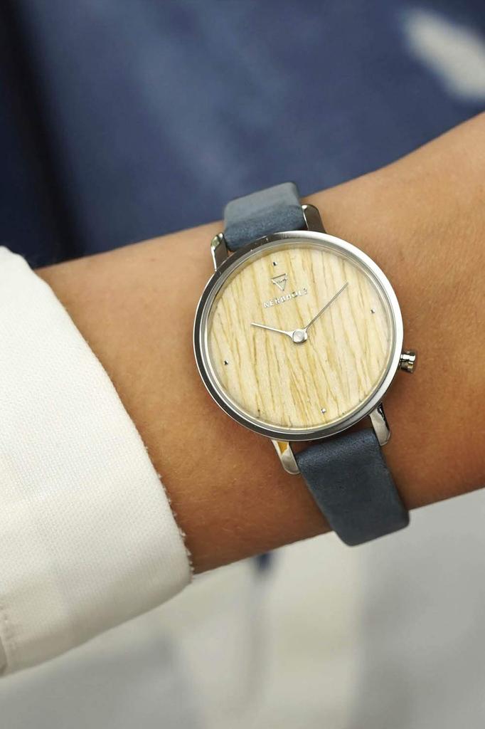 KERBHOLZ EMMA Natural Wood Watch WEMM1699 for Women [Official Import]