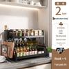 Multifunctional Carbon Steel Kitchen Storage Rack