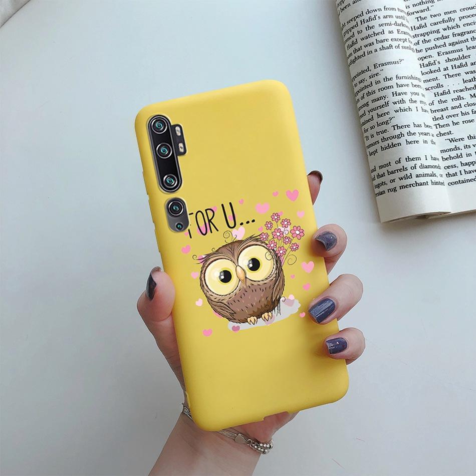 Чехол-сердце с подсолнухом для Xiaomi Mi Note 10 Pro, Чехол-бампер, Силиконовая задняя крышка для Xiomi Xiaomi Mi Note 10 Note10 Pro, Чехол