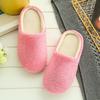 Women Autumn Winter Home House Slippers Soft Sole Pair Silent Plush Non-slip Wooden Floor Cotton Slippers Female Pantufa