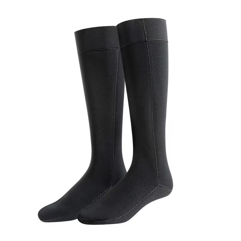 Mens Women Long Wetsuit Socks Neoprene Diving Stockings Warm Snorkeling Water Sports Foot Leg Protective Scuba Socks