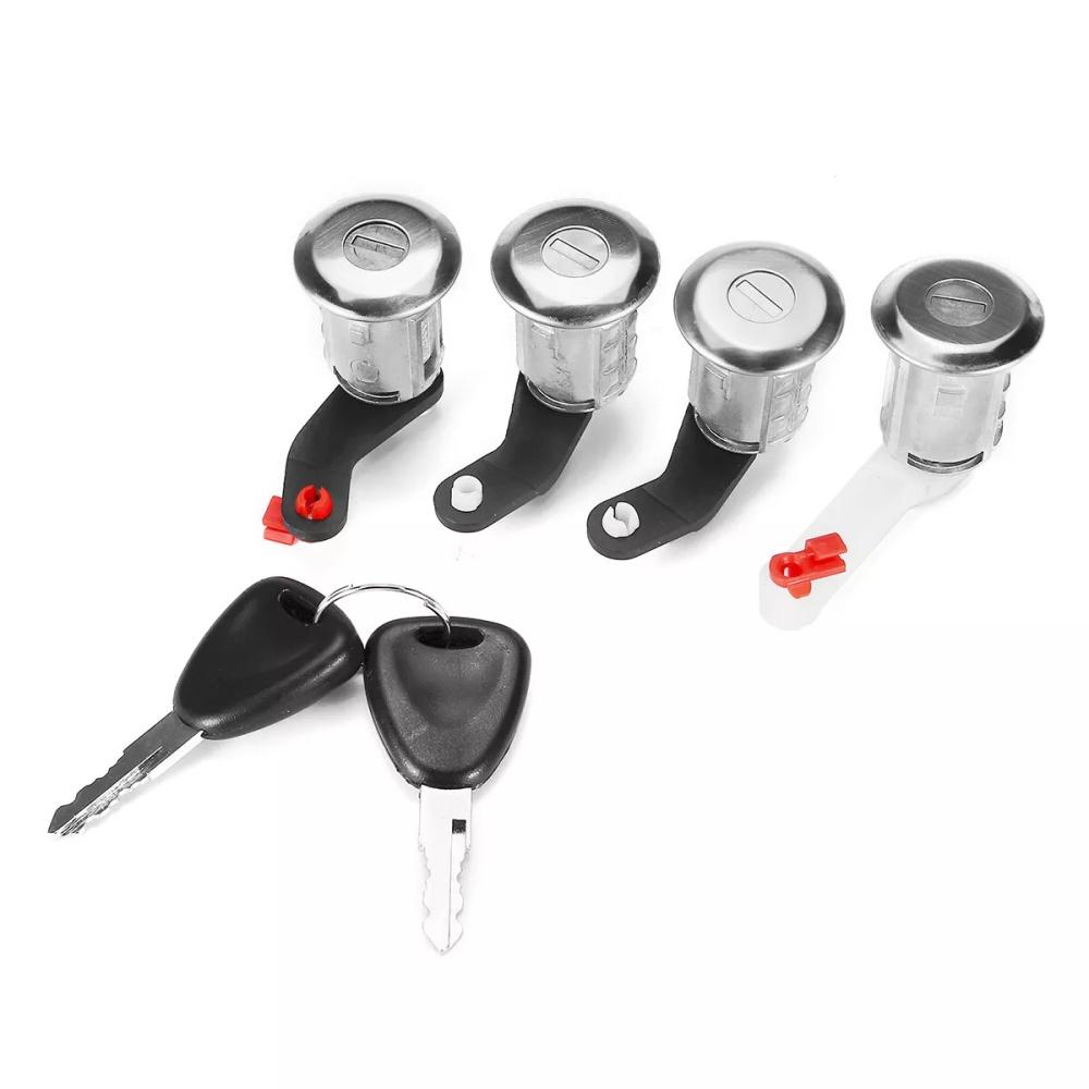 Комплект из 4 штук цилиндров замка двери для Renault Master Vauxhall Movano 7701470944