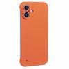 For iPhone 16 Frameless Case Hard PC Slim Minimalist Phone Cover Skin-Touch