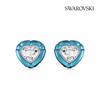 Dulcis Blue Rhodium Clip Earrings 5714385