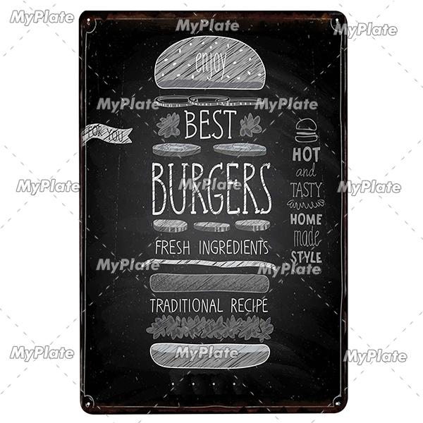 Винтажная жестяная вывеска для кухни, металлическая вывеска, декоративная доска, настенный декор, украшение для мужского пещерного клуба