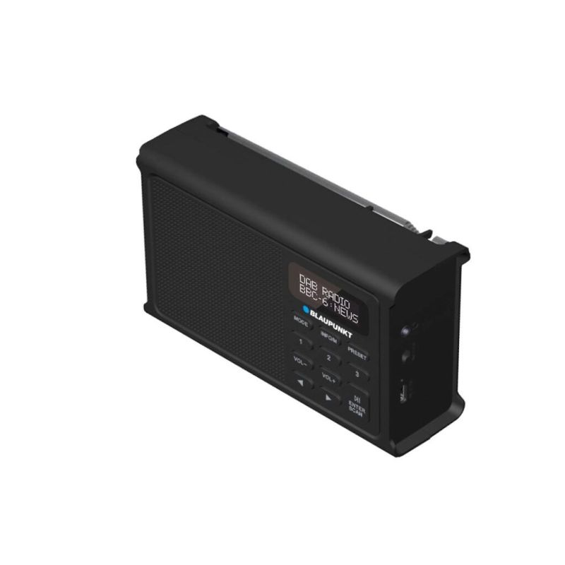 Blaupunkt DR3BK Portable Radio 1800mAh Black