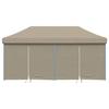 Pop up Party Tent Taupe 580 x 292 x 315 cm Oxford Fabric