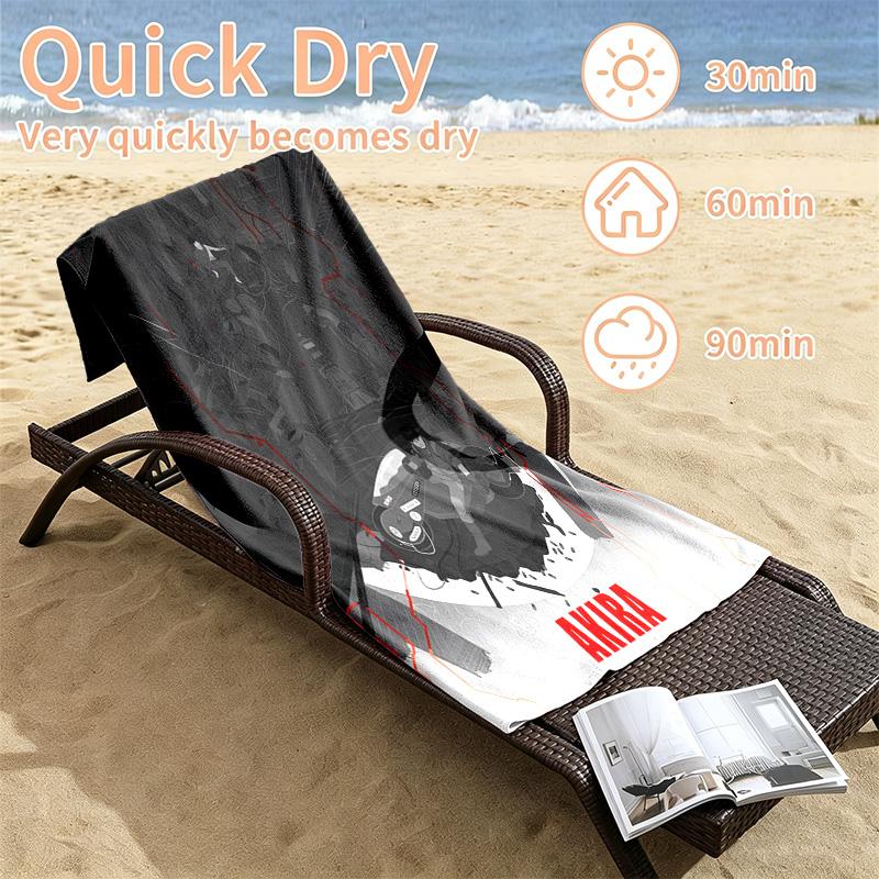 Akira Beach towels also serve as bath towels summer essential a musthave for the outdoors the beach and the pool