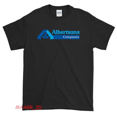 Новая футболка с логотипом Albertsons, американская, смешная, размер США S-XXL, унисекс