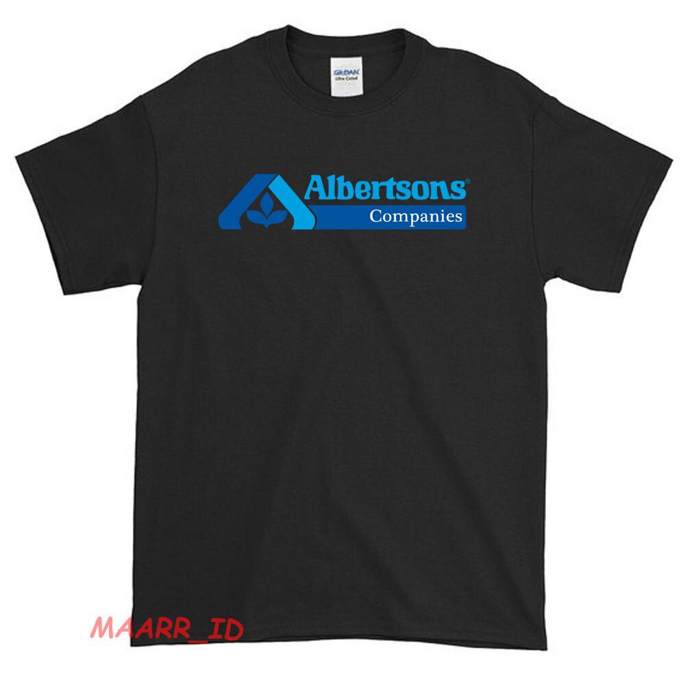 Новая футболка с логотипом Albertsons, американская, смешная, размер США S-XXL, унисекс