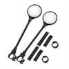 Bike Mirror Bike Handlebar Rearview Mirror Rotatable And Adjustable Wide Angle Rear View Shockproof Convex Mirror Universal