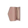 Gucci Double G logo snap closure leather wallet women's pink