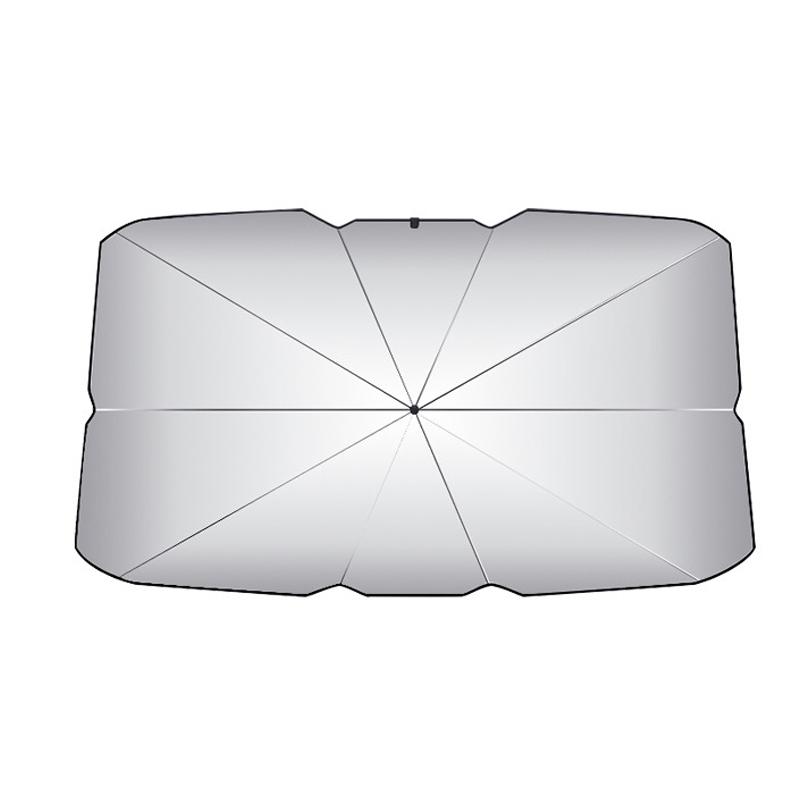 Солнцезащитный козырек на лобовое стекло автомобиля, тип зонтика, козырек от солнца для окна автомобиля, летняя защита от солнца, теплоизоляционная ткань для передней части автомобиля