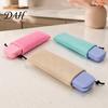 Drawstring Cutlery Bag for Students Mesh Straws And Chopsticks, Portable Breathable Polyester Outdoor Travel Organizer Utensil Pouch, Lightweight Long