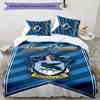 3pcs Hogwarts Cover Set - Personalized Name, HD Printed Bedding with 1 Cover and 2 Pillowcases - Perfect for Home Decor, Easy Care