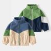 Autumn New Children's Coat Colorblock Casual Top