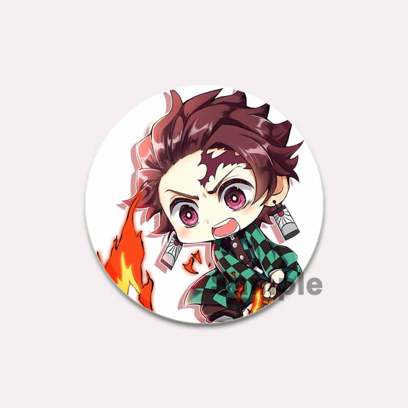32/44/58 мм мультяшные броши ручной работы «Убийца демонов» Камадо Тандзиро/Хашибира Иносукэ, булавка Кочоу Синобу/Камадо Незуко Цуюри Канао, значок