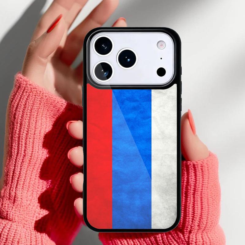 Russia Flag Phone Case for iPhone 17 Air 16e 15 14 13 Pro Max Back Cover for 12 11 Pro Coque