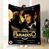 "Cinema Paradiso Movie Poster Design Warm blanket Flannel blanket for bedroom, living room, sofa, and nap sofas"