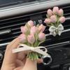 Тюльпан Бант Диффузор Камень Авто Ароматизатор Вентиляционное Отверстие Авто Декор Цветок Парфюм Салон Авто Аксессуары Украшение