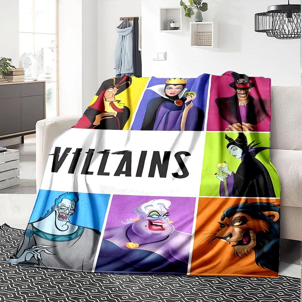 1pc Villains3 Blanket, Gift, for Men and Women, Soft Blanket, Good for Sofa Bed Couch Travel, Lightweight Flannel Blanket