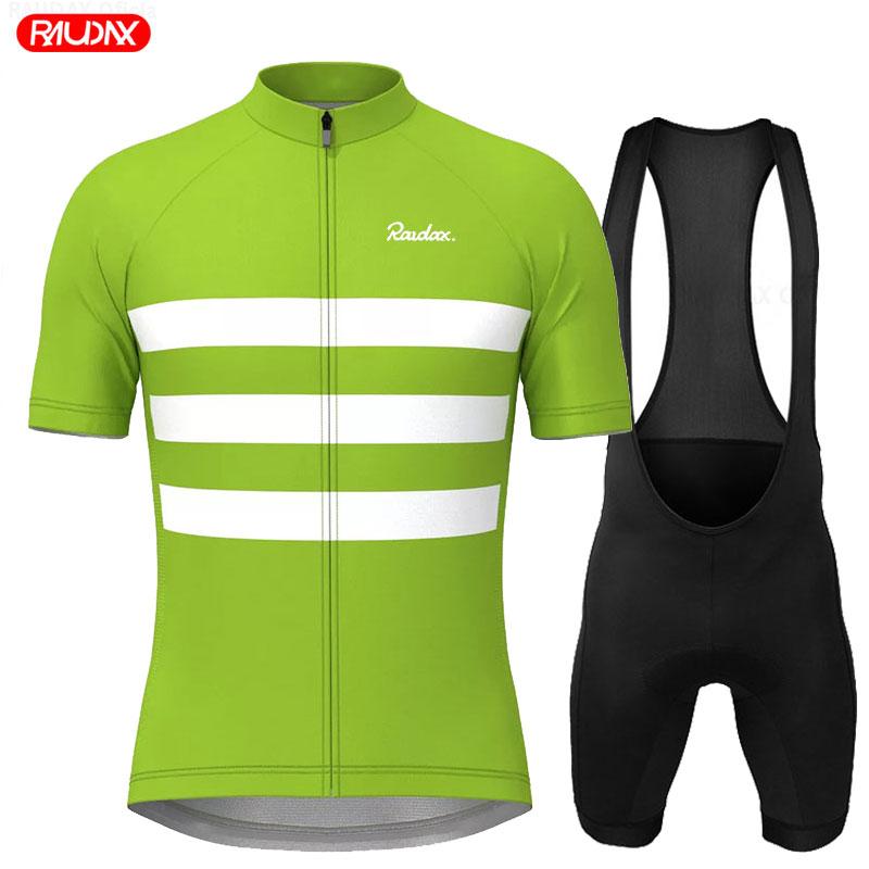 RAUDAX Cycling Jersey Set 2025 Summer Short Sleeves Quick-dry Men's Cycling Clothing MTB Bike Wear Roupa De Ciclismo Masculino