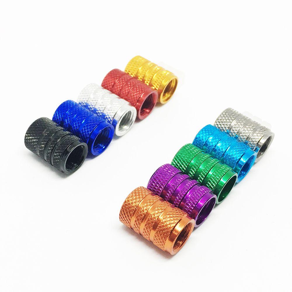 4pcs New Bike Parts Aluminum Alloy Tyre Valve Cap Bicycle Accessories Wheel Rim Tire Dust Cover