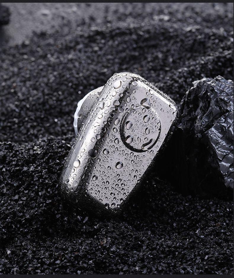 Новая водонепроницаемая перезаряжаемая мини-мужская карманная машинка с 3 ножами, маленькая стальная электробритва для мужчин