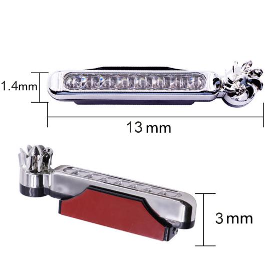 8 светодиодный электромобиль на энергии ветра автомобиль украшения дневного света ходовые огни