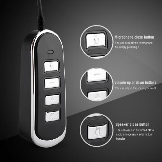U900 H510 Телефонная гарнитура Высокая точность Звукоподавление Дышащая 3,5 мм RJ9 Микрофон Длинный
