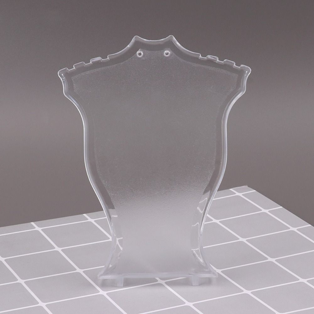 Mini Necklace Display Rack Acrylic Mannequin Pendant Model Creative Showing Stand Jewelry Shop