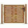 Garden Gate 100x75 cm Corten Steel Square Design