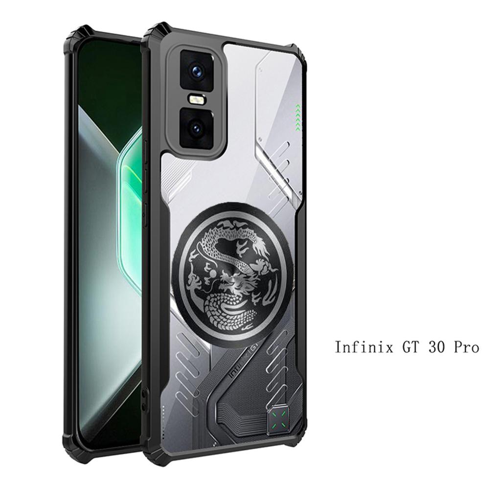 Охлаждающий чехол Подходит для чехла мобильного телефона Transsion infinix GT 30 20 10 Pro, прозрачный защитный чехол из акрила