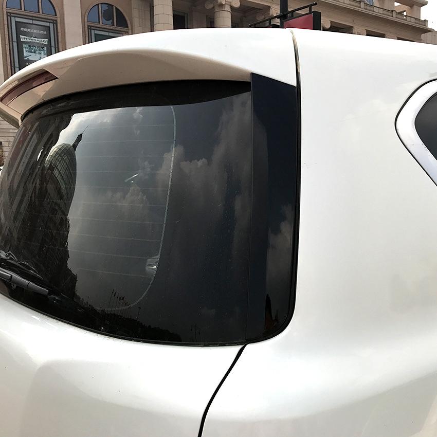Боковой спойлер на заднее окно, крыло для Nissan Patrol Y62 2010-ABS, глянцевая черная крышка задней двери, сплиттер, боковой спойлер