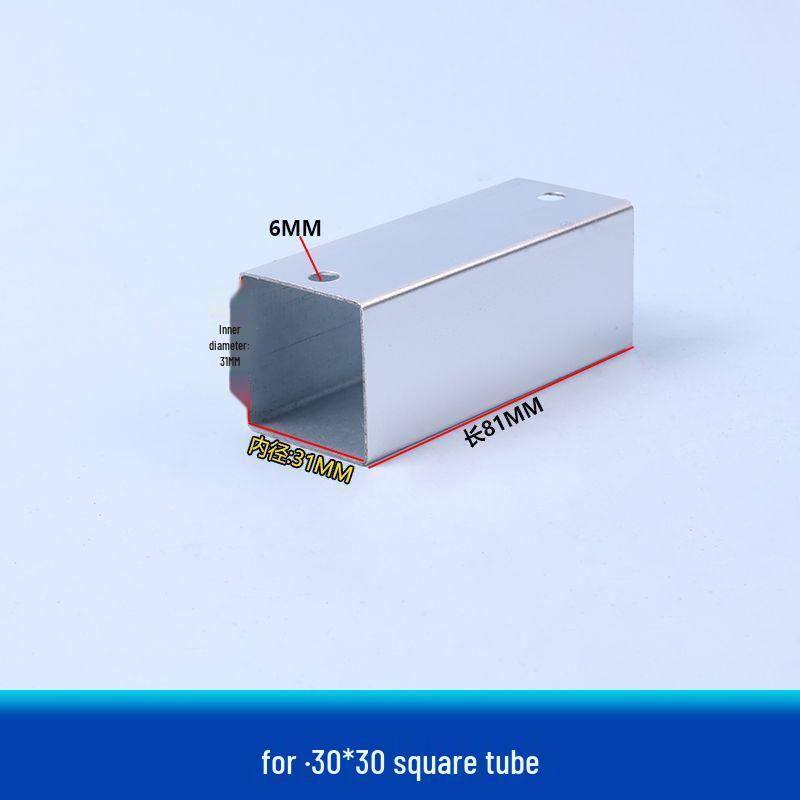 Соединитель из оцинкованной стали и кованого железа: Двух/Трехсторонний угольник с поворотом для квадратных труб.