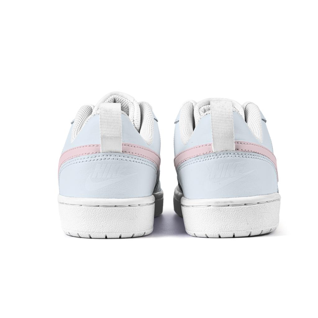 Nike Court Borough Spring Colors Unceasing, Idou Slip Resistant Abrasion Resistant Low top Skateboard Shoes Women's BQ5448-100(Team354-)