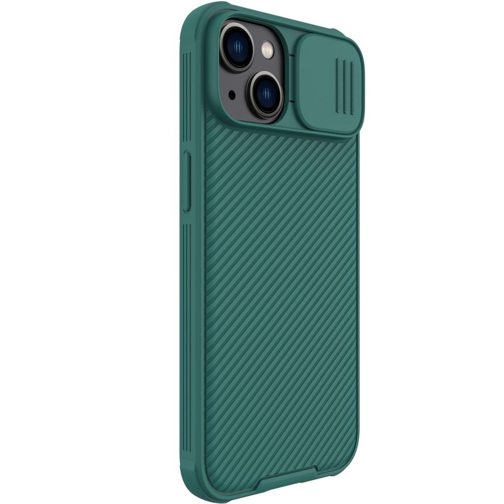 Nillkin CamShield Pro Rugged Case for iPhone 14 Plus - Green Camera Protection Cover