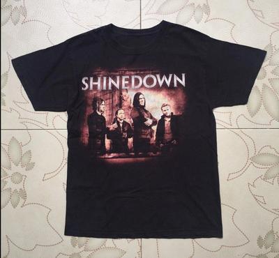 Унисекс футболка с коротким рукавом с участниками группы Shinedown, размеры S-4XL