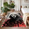 Crystal Velvet Rug Soft Non Slip Indoor Floor Mat Home DecorScream Ghostface