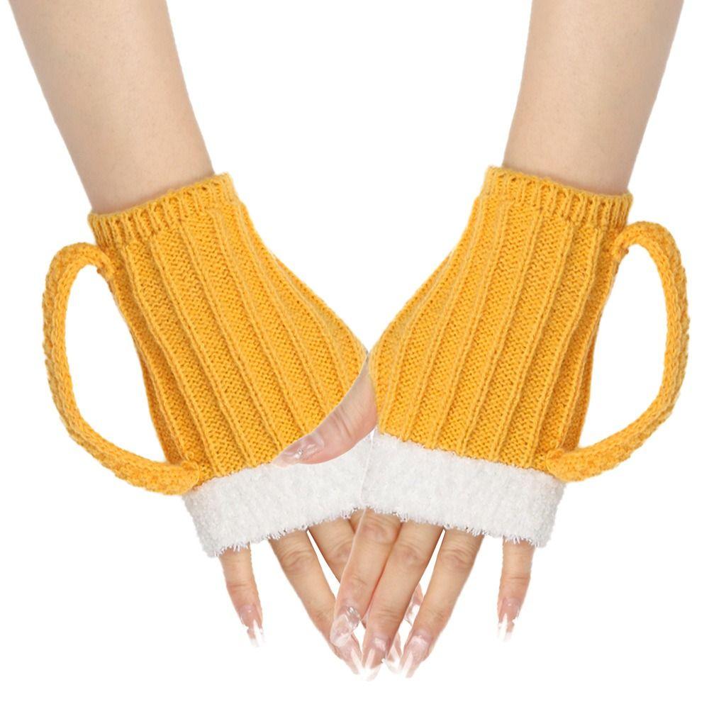 Creative Beer Lovers Hairline Cap Pullover Beer Cup Gloves Funny 3D Beer Cup Hat  Boy