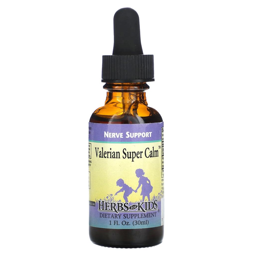 Herbs for Kids Valerian Super Calm, 30ml(1fl Oz)