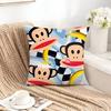Bigmouth PPaul  FFrankPF Pillow Case Square DoubleSided Sofa Cushion Cover Bedroom Bedside Pillow