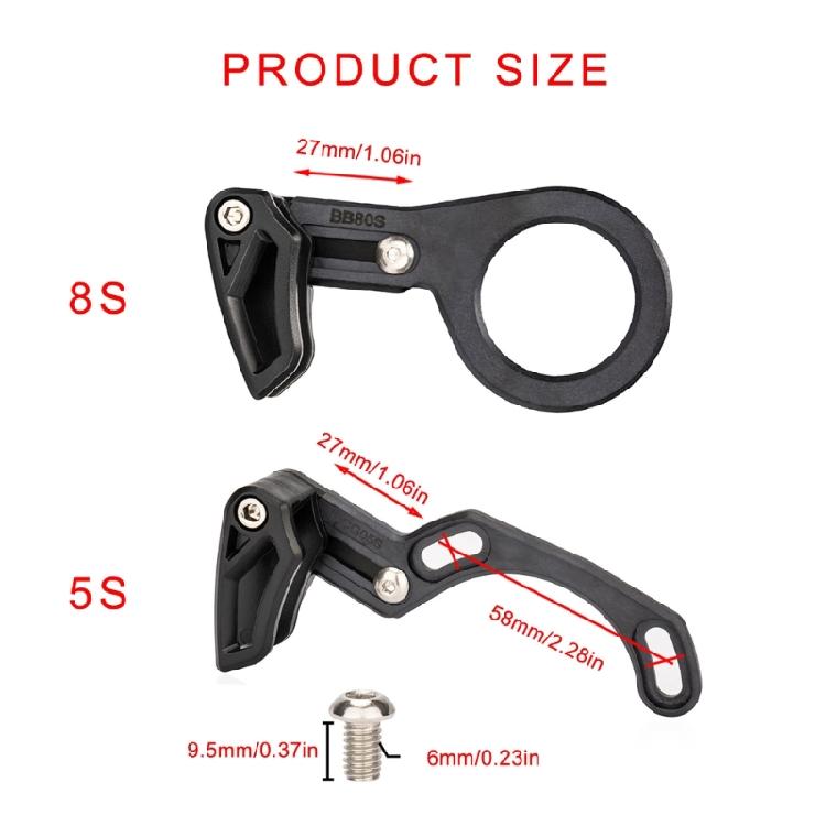 Nylon Bike Chain Guide Replacement Bicycles Wide Narrow Gear Guider Chain Guard Bicycles Chain Protector Easy to Use