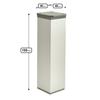 4 x Basic furniture legs | Cross-section 40x40 mm | H - 150 mm | Color: Brushed gold + Screws included