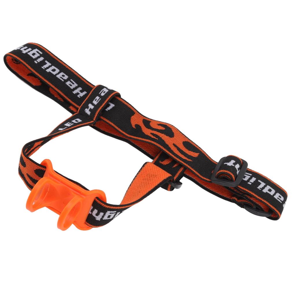 Outdoor Headlamp Elastic Strap Hands Free Headlamp Holder Strap for 22 To 32mm Diameter Flashlight