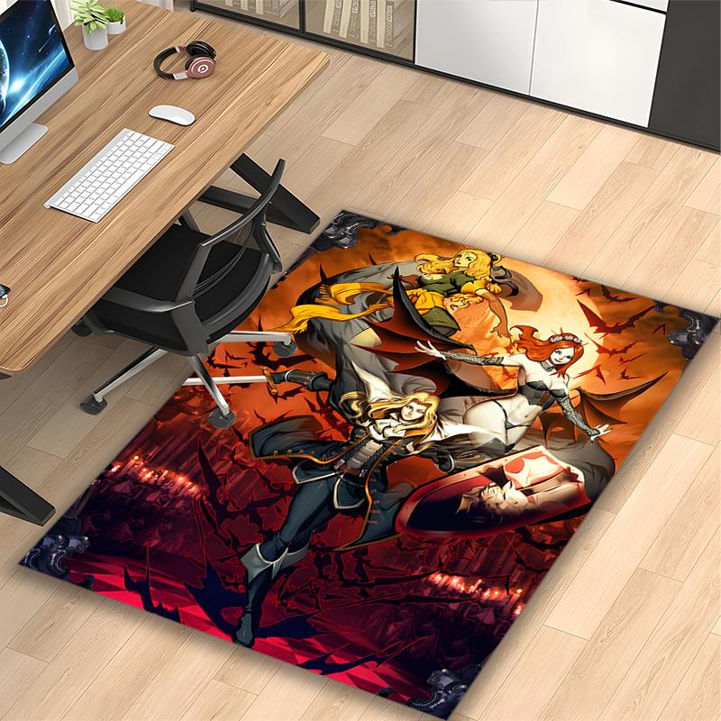 [Ancient Warrior Group Printed Carpet] Durable Home and Office Area Rug, Kitchen Farmhouse Decorative Floor Mat