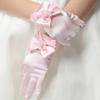 1pair Short Gloves Wedding Bowknot Gloves Princess Gloves Brief Paragraph Lady Gloves Dress Gloves