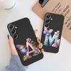 Phone Case For Samsung Galaxy A15 A25 A35 A55 A13 Colorful Letter Love Flower Butterfly Women INS Shell Fundas Bumper Soft Cover