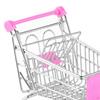 Kids Mini Shopping Cart for Role Play, Supermarket Handcart Toy, Storage Basket Children